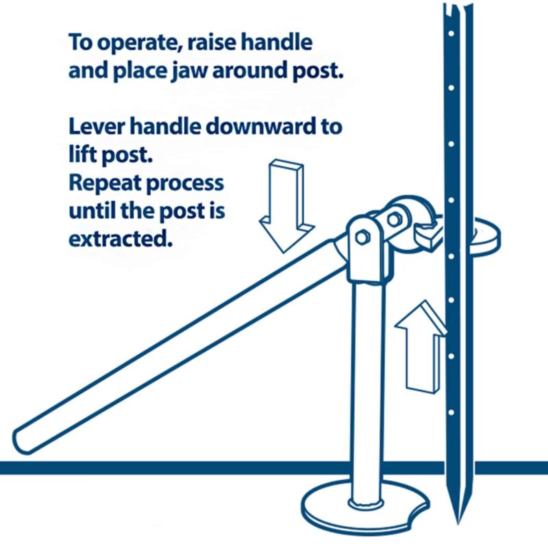 12210 Steel Post Lifter Instructions