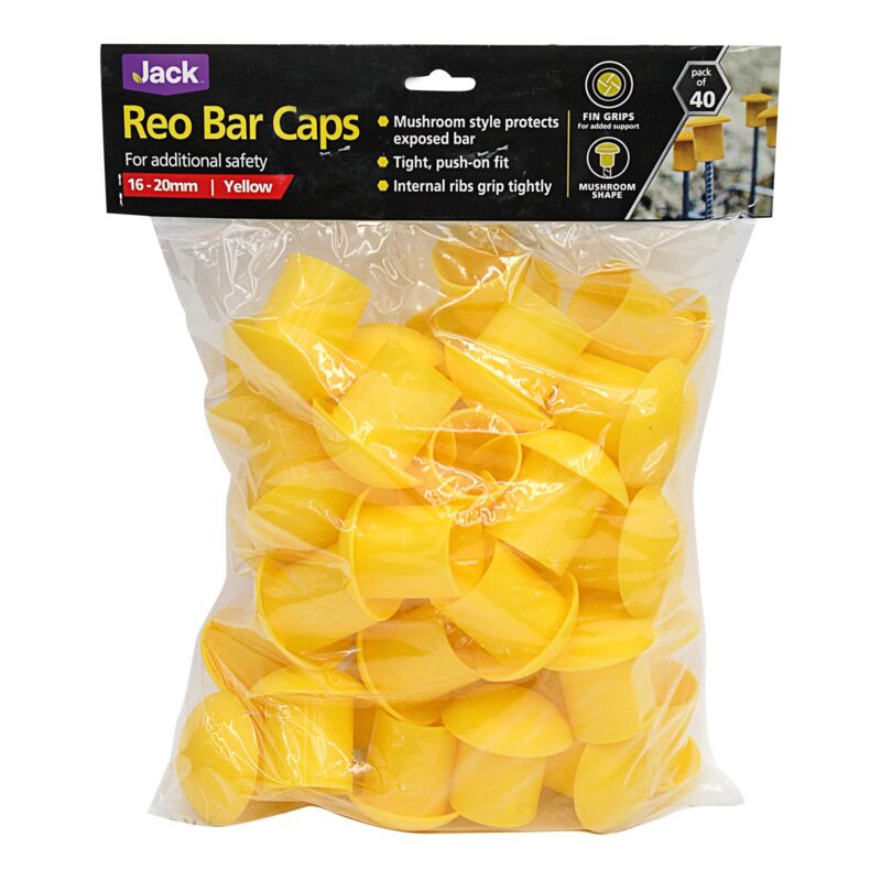 12338 Reo Bar Caps Yellow 40pk