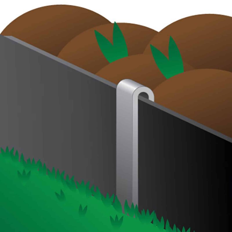 14222 Edge Peg 270x20mm Brown - Illustration