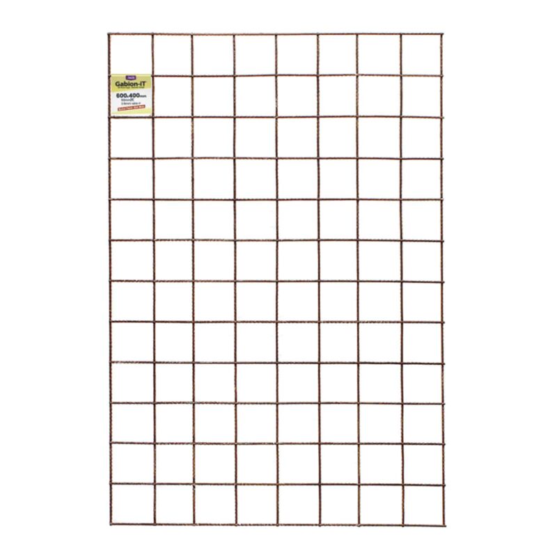 18025 Gabion-iT Rock Cage Mesh Rust 600x400mm