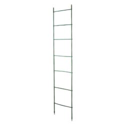 Garden ladder trellis for vertical growing support