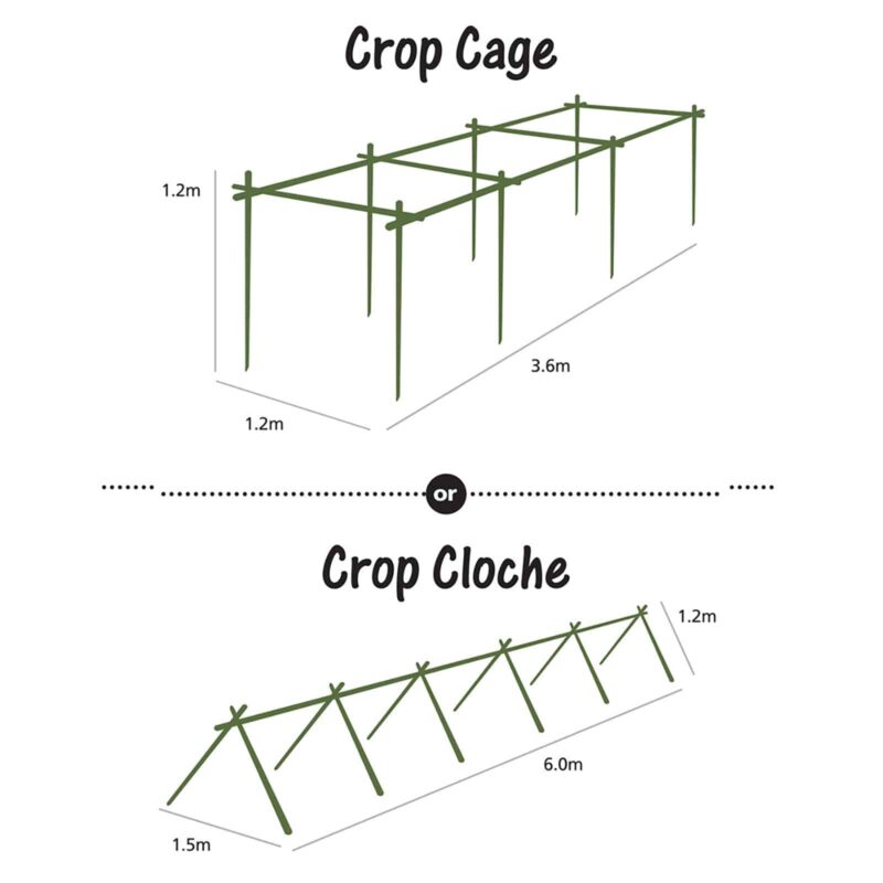 18401 Jumbo Crop Cage configurations