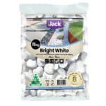 31025 Bright White Pebbles 35-50mm 15kg