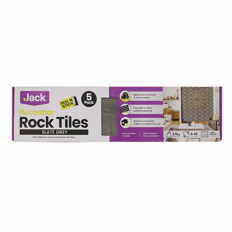 31043 Decorator Rock Tiles Slate Grey