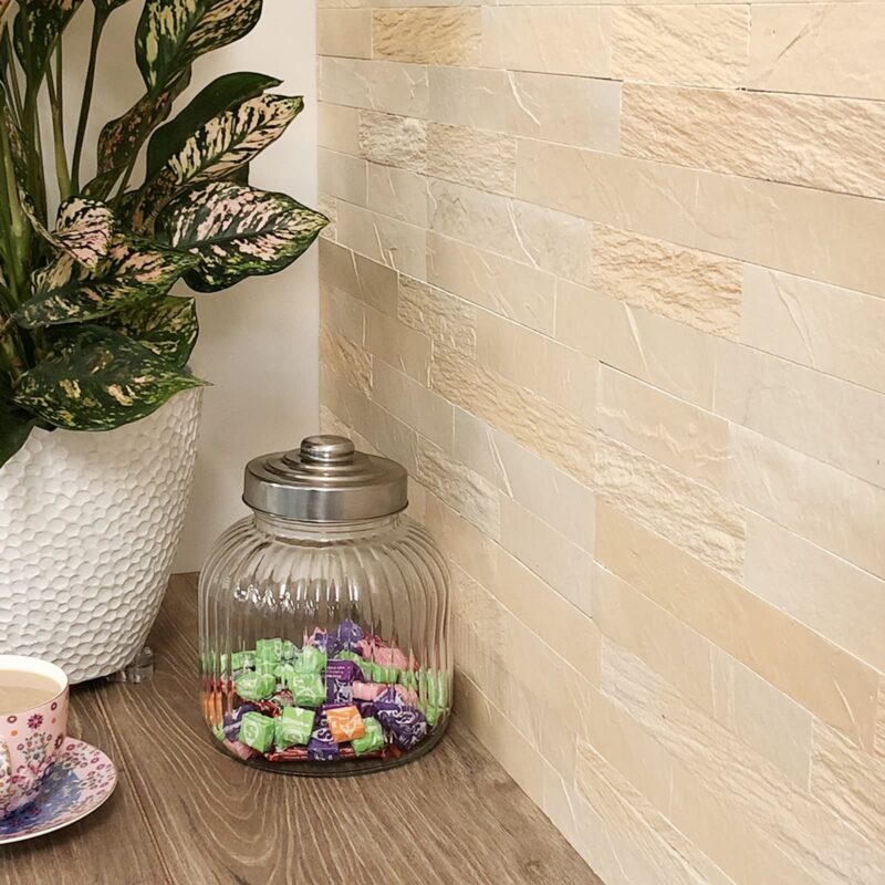31044 Decorator Rock Tile 5pce Sandstone