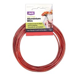50604 Decorative Aluminium Wire Red
