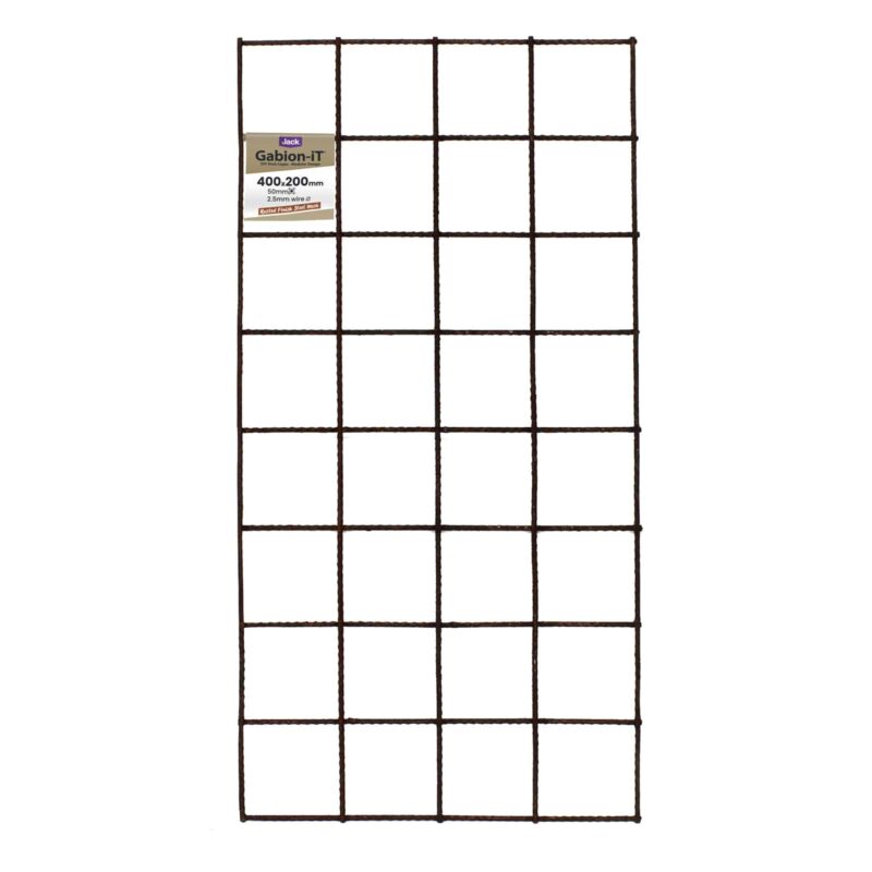 18024 Gabion-iT Rock Cage Mesh Rust 400x200mm