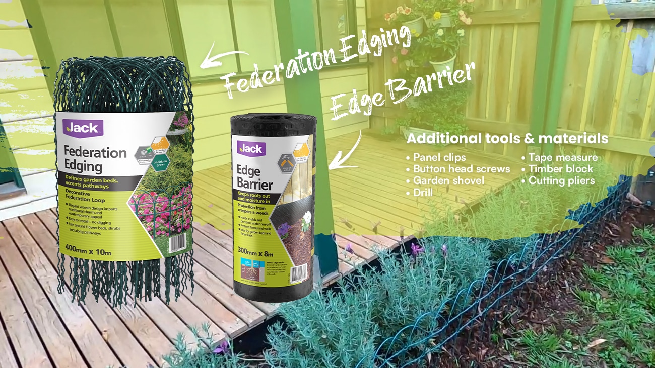 Garden edging project - what you need