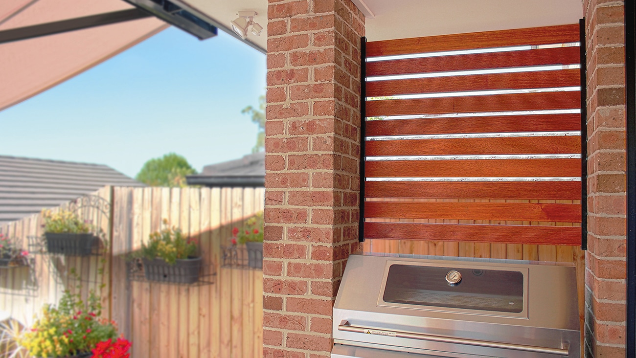 Screen Up Wall-Mount barbecue