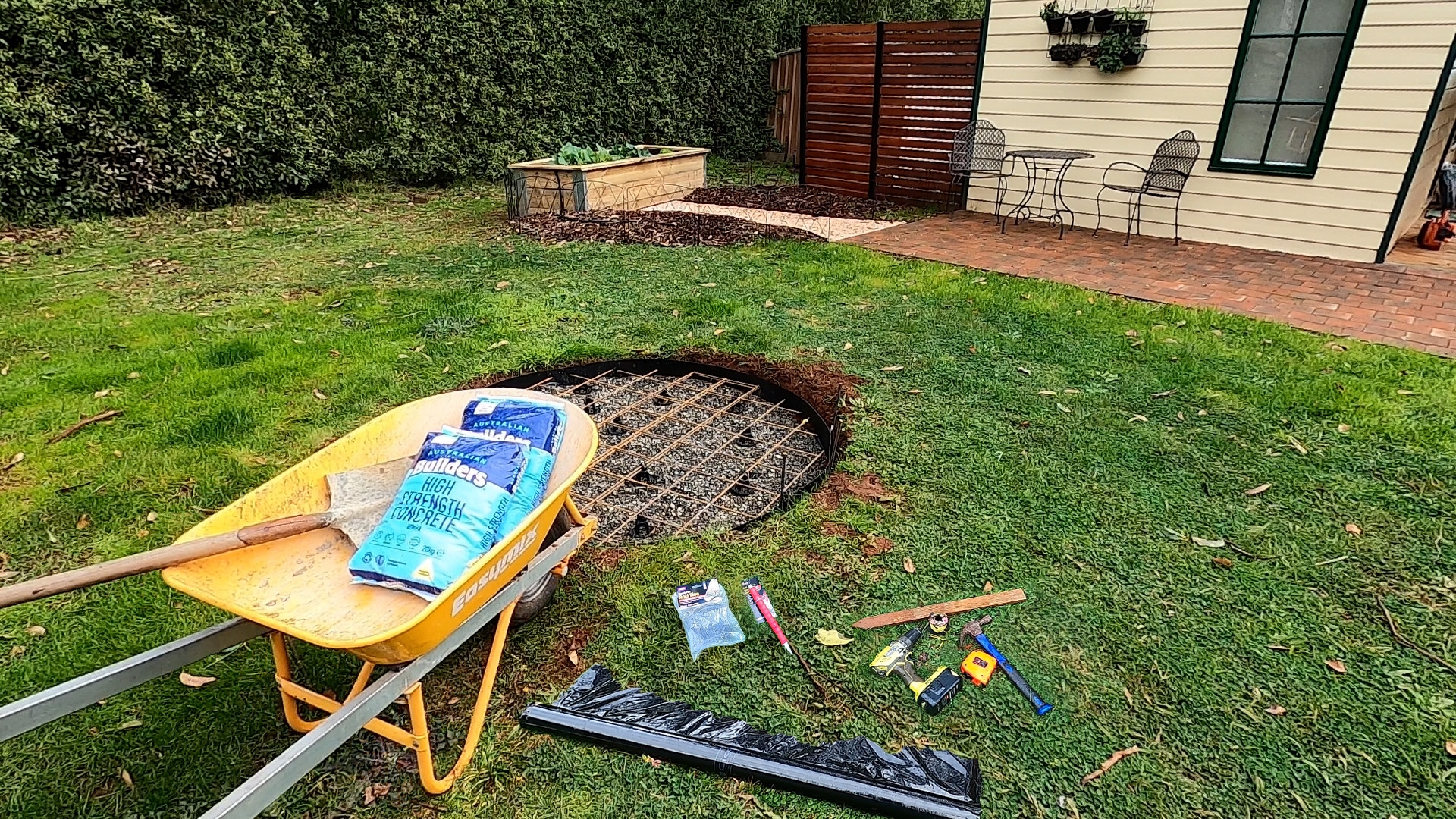 How to build a fire pit (base) for your yard What you'll need