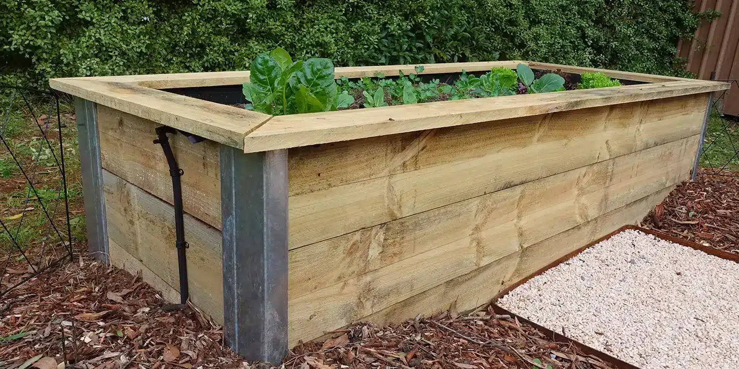 jack garden retain-it raised garden bed clean up