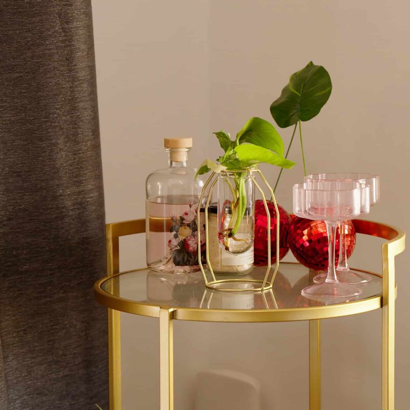 Jack 18902 - Propagation vase - gold - circle