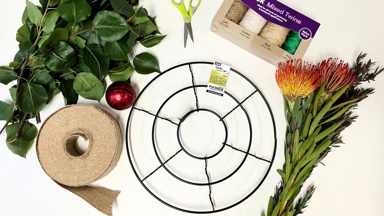 Jack christmas wreath what you need materials
