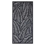 33620 Matrix Ferns Decor Screen Charcoal
