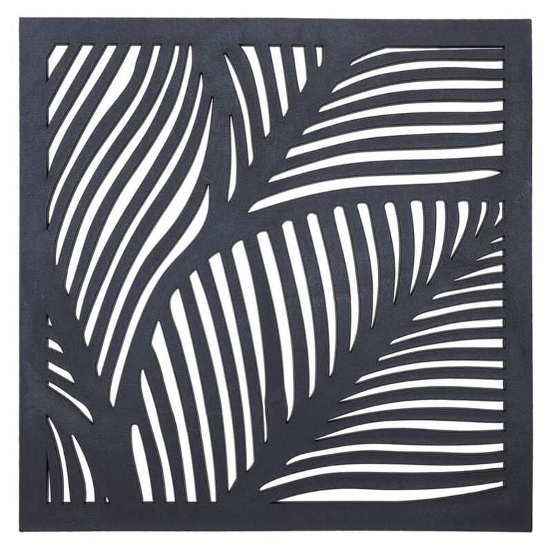 34211 Fronds Wall Art Charcoal