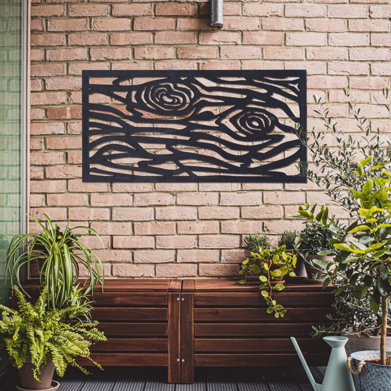 34242 Old Oak Wall Art Charcoal lifestyle