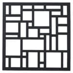 34217 Tiles Wall Art Charcoal