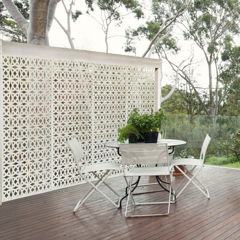 Jack Matrix Decor Screen Orbit 1810x905 Off White cottage garden screen
