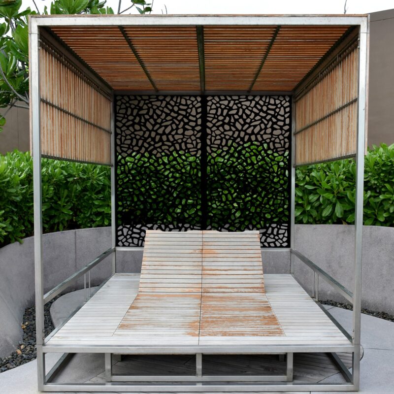 Jack Matrix Decor Screen Riverbank 1810x905 Charcoal Sun Tanning Screen