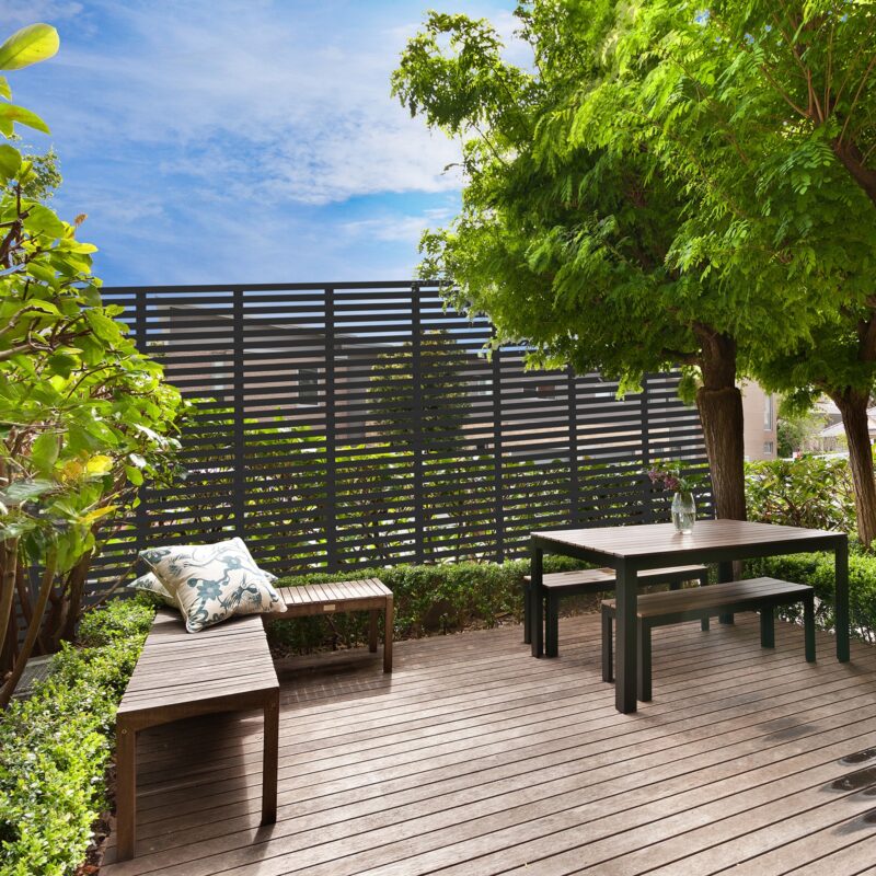 Jack Matrix Decor Screen Slats Charcoal Neighbour Screen
