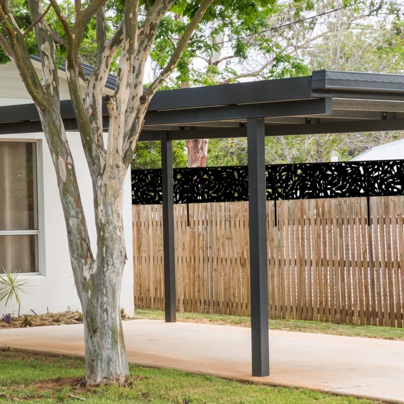 Jack Matrix Fence Extension Coolabah 2410x600mm Charcoal