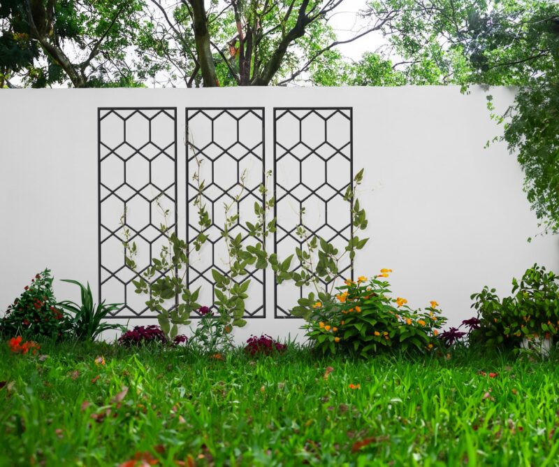 18664 Square Tube Wall Art plant trainer - Honeycomb