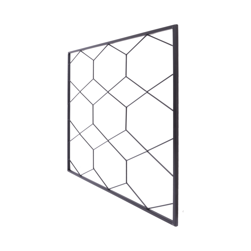 18661_Jack 600 x 600mm Honeycomb Square Tube Wall Art
